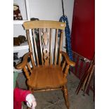 A Windsor arm chair