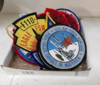 Approximately 25 air force pilot patches