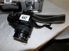 An Olympus C-8080 digital camera
