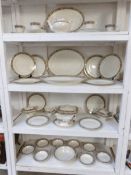 Approximately 29 pieces of Meakin tea and dinner ware
