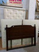 A good quality double drawer divan bed with mattress and headboard