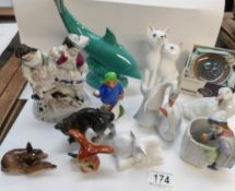 A mixed lot including Coalport, Beswick, NAO,