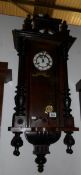 An early 20th century wall clock