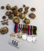 A set of dress medals and other medals,