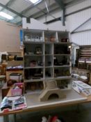 A large dolls house with furniture (unfinished project)