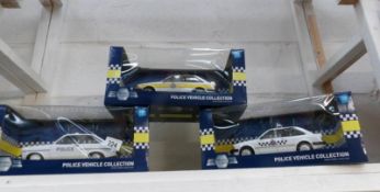 3 Model-Icons police vehicle collection 1:18 scale Ford Escorts