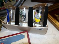 A set of 6 'The Cummings Election Collection' of political glasses