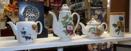A Portmerion teapot,