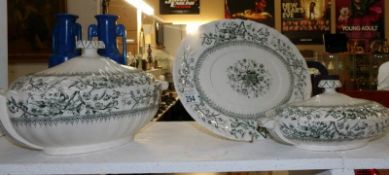 A large soup tureen,