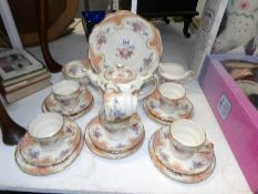 20 pieces of James Kent Gainsborough pattern tea ware