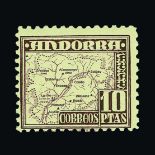 Andorra - Spanish Post Offices : (SG 41-53) 1948-53 Set complete mint to 10Ptas, very fine &