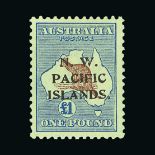 New Guinea : (SG 99) 1915-16 'Roo £1 chocolate and dull blue Type a fresh m.m., very fine Cat £