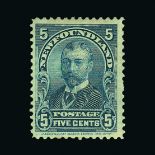 Newfoundland : 1897 Portraits ½c - 5c (inc SG 88 shade) mainly fresh mm (2c scarlet fu), SG 84