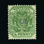 Transvaal - Rustenburg : (SG 1) 1900 ½d green with violet V.R. handstamp, very fine mint Cat £200 (