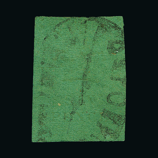 Natal : (SG 5) 1857-61 6d green, rather 'flat' embossing, oval postmark, sound, v.g.u.  Scarce.