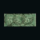 Great Britain - QV (surface printed) : (SG 212) 1891 £1 green, GB, well centred, numerous LOMBARD