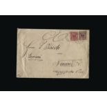 Germany - Colonies - South West Africa : (SG VS 47, 50) 1896 Scarce 'forerunner' franking on cover