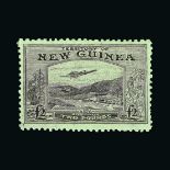 New Guinea : (SG 204 Fake) 1935 KGV  Clever forgery of £2 Airmail, printed in Deep Violet, Perf.