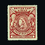 British East Africa : (SG 95) 1897-1903 4R red fresh m.m., one slightly short perf otherwise fine
