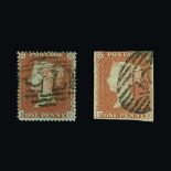 Great Britain - QV (surface printed) : (SG 16b) 1850 HENRY ARCHER trial perf 16 1d red-brown,