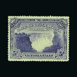 Rhodesia : (SG 98-99) 1905 Victoria Falls 2/6 & 5/- very fine mint, scarce so fine Cat £230 (image