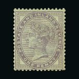 Great Britain - QV (surface printed) : (SG 171) 1881 1d pale lilac, 14 dots, m.m. Cat £225 (image
