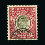 Montserrat : (SG 24,etc.) 1904-08 MCA set ex 2d(9) fine used Cat £300 (image available) [US1]