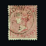 Great Britain - QV (surface printed) : (SG 66a) 1855-57 large Garter 4d rose, crisp upright cds, odd