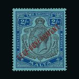Malta : (SG 111) 1922 Self Government overprint on MCA 2s large Key Plate m.m. well centred Cat £250