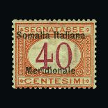 Italy - Colonies - Somalia : (SG D17-23) 1906-08 Postage Dues with Somalia Italiana Meridionale opt;