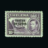 Tristan da Cunha : (SG 1-12) 1952 complete overprinted set, fine unmounted mint. (12) Cat £140 (