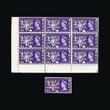 Great Britain - QEII (pre-decimal) : (SG 624Da) 1961 POSB 3d from Thrissell machine, SW corner block