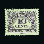 Newfoundland : (SG D1-6) 1939-49 P. Due set to 10c, fine used. (6) Cat £150 (image available)