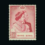 Hong Kong : (SG 171-2) 1948 KGVI Silver Wedding pair, fresh l.m.m.(2) Cat £328.75 (image available)