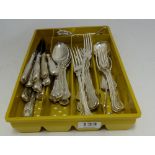 Set of Silver Plate Cutlery, stamped Newbridge, Kings Pattern (52 pieces approx.).