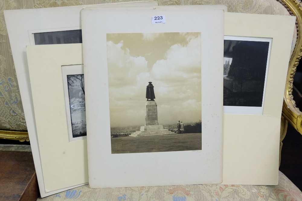 6 mounted black and white photographs, some exhibited incl Polar Society 1946, “Third-Floor