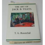 Book: T.G Rosenthal. The Art of Jack B Yeats. 1993. 1st edition. Folio. Numerous contemporary news