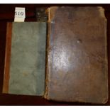 2 Books: John Chamberlayne. Present State of Great Britain 1755 and Letters From Europe. New York.