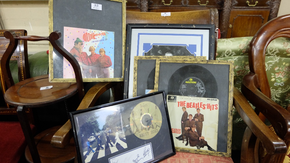 5 Music Related Memorabilia – Beatles & Monkees, Kate Bush EP’s, Essex picture