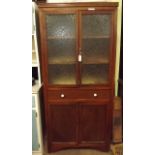 1930's kitchen cabinet with two glazed d
