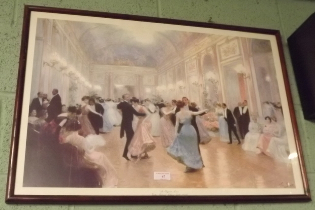 Coloured print THE DANCERS.