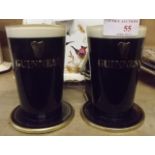 Two GUINNESS bar pump fonts in the form