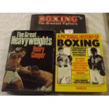 Three books. BOXING, THE GREATEST FIGHTE