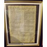Framed Constitution of The United States