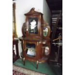 Inlaid mahogany chiffonier with ormolu m