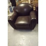 Pair of Leather Armchairs