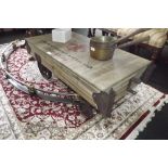 Vintage industrial style coffee table in