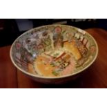 Large Oriental centre bowl.