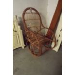 Large Wicker Rocking Chair