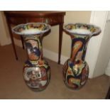 Large pair of 19th. C. Oriental ceramic